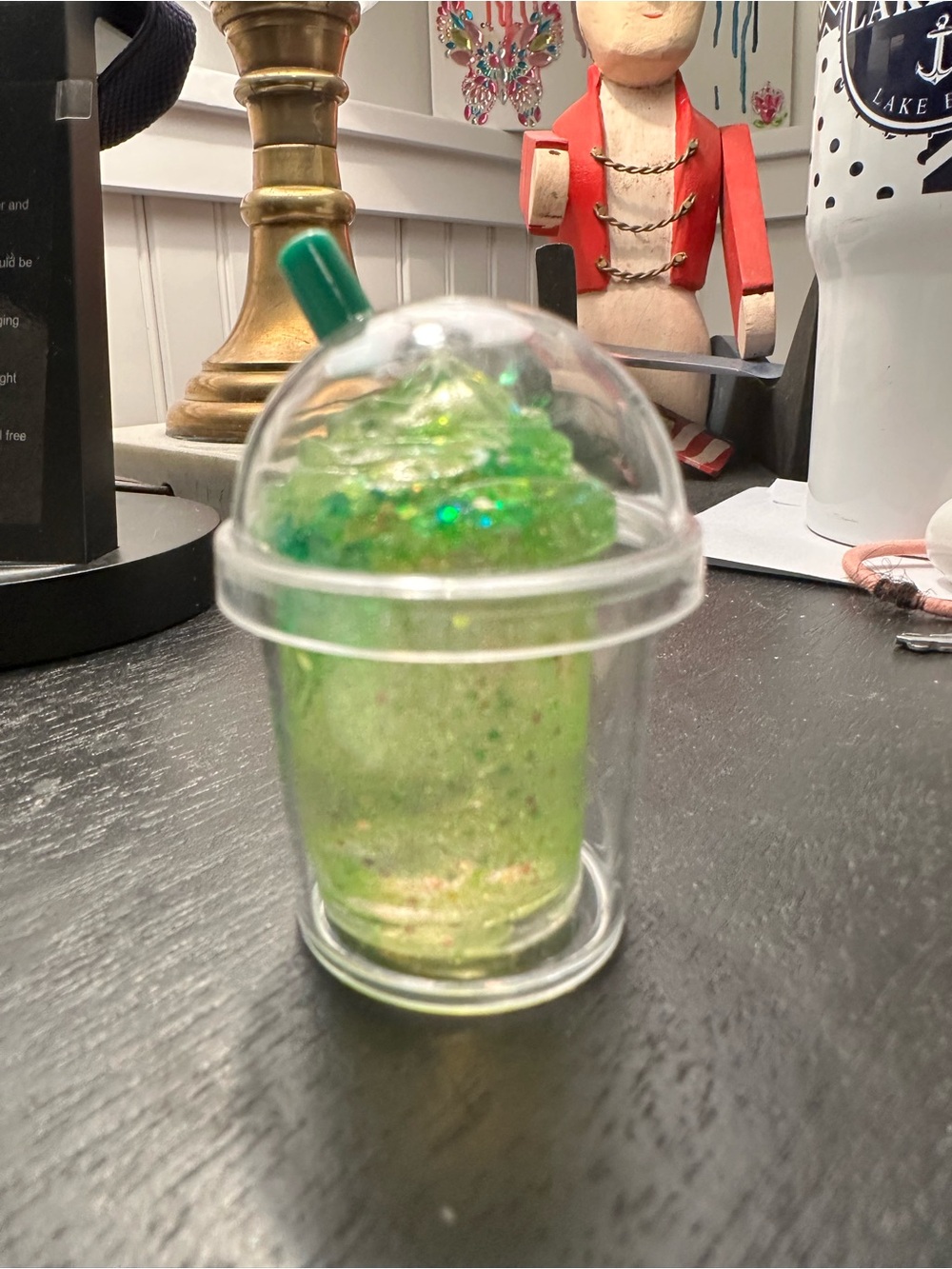 Starbucks Pink & Green Nee Doh Strawberry Stress Squeeze - Picture 6 of 8